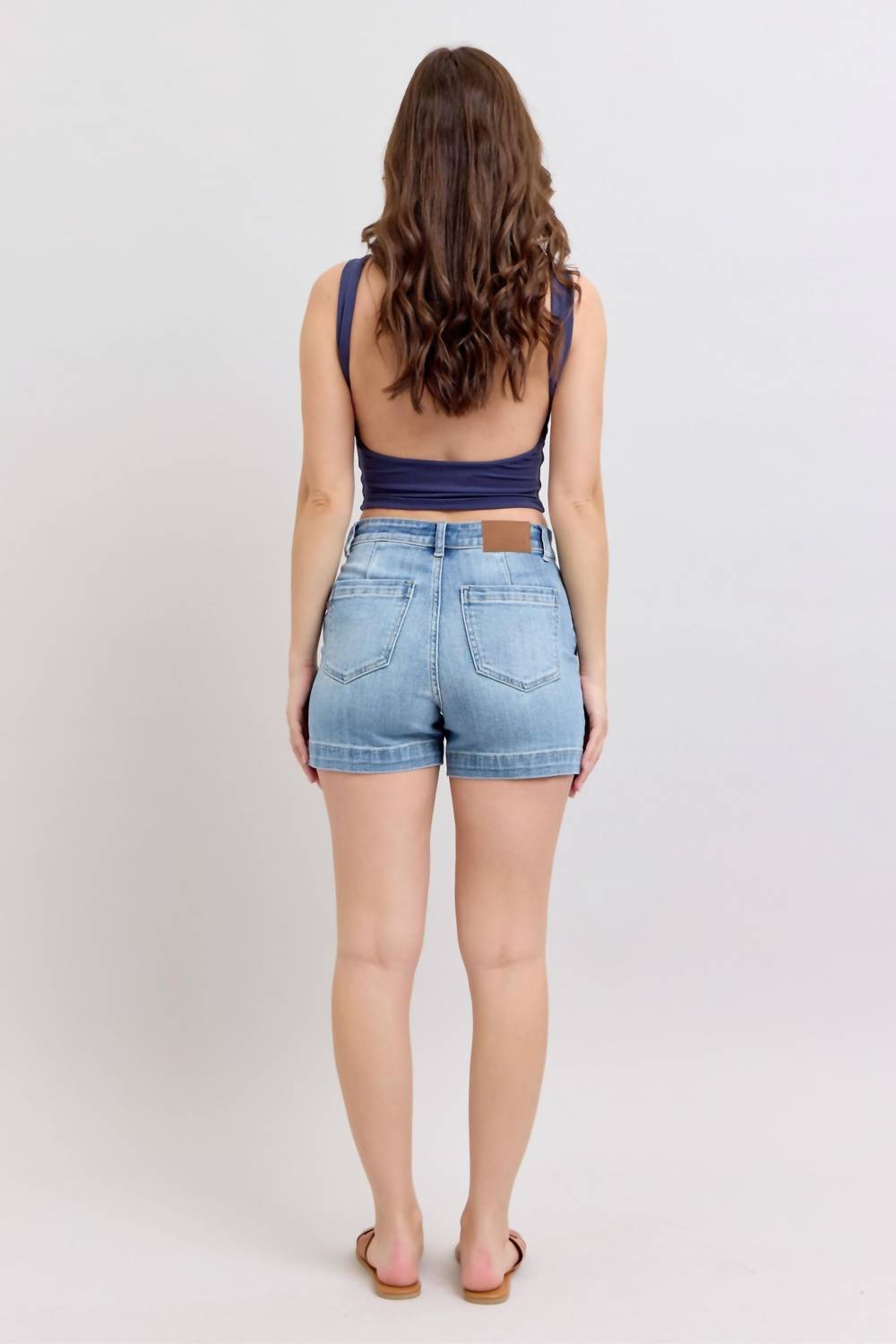 Judy Blue - High Waist Trouser Shorts