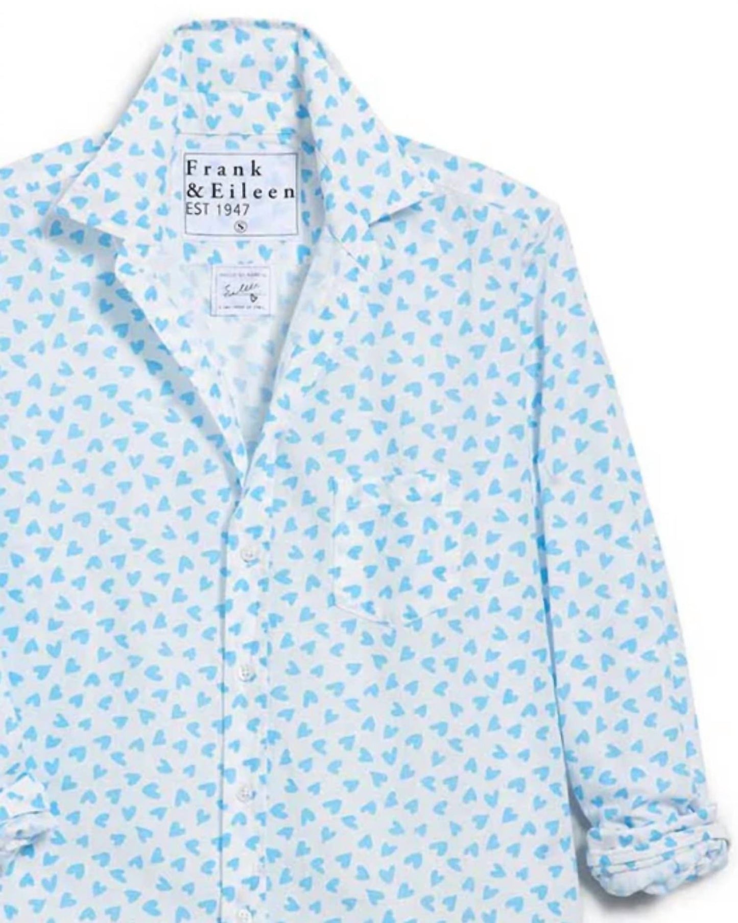 Frank & Eileen - Women's Messy Hearts Button-up Shirt