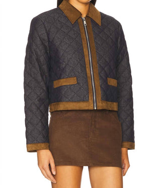 Steve Madden - Agatha Denim And Faux Suede Jacket