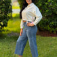 Judy Blue - Classically Cropped Raw Hem Jeans