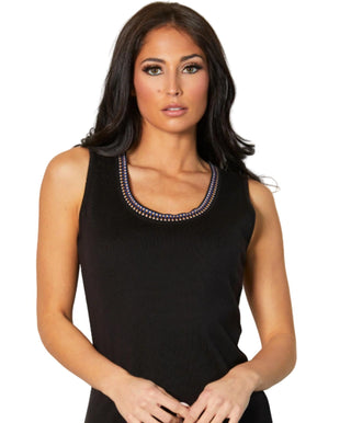 Angel Apparel - Regata de malha com detalhes