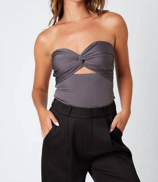 Algodão Doce - Top sem alças em formato de coração