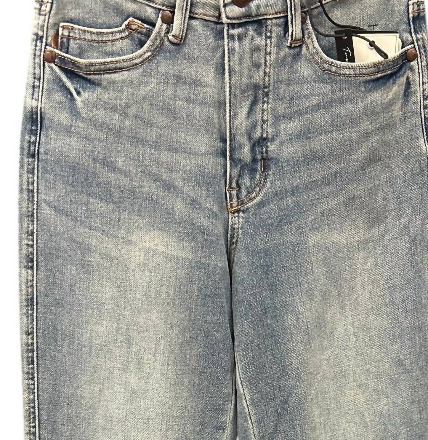 Judy Blue - Women's High Waist Tummy Control Slim Straight Jeans