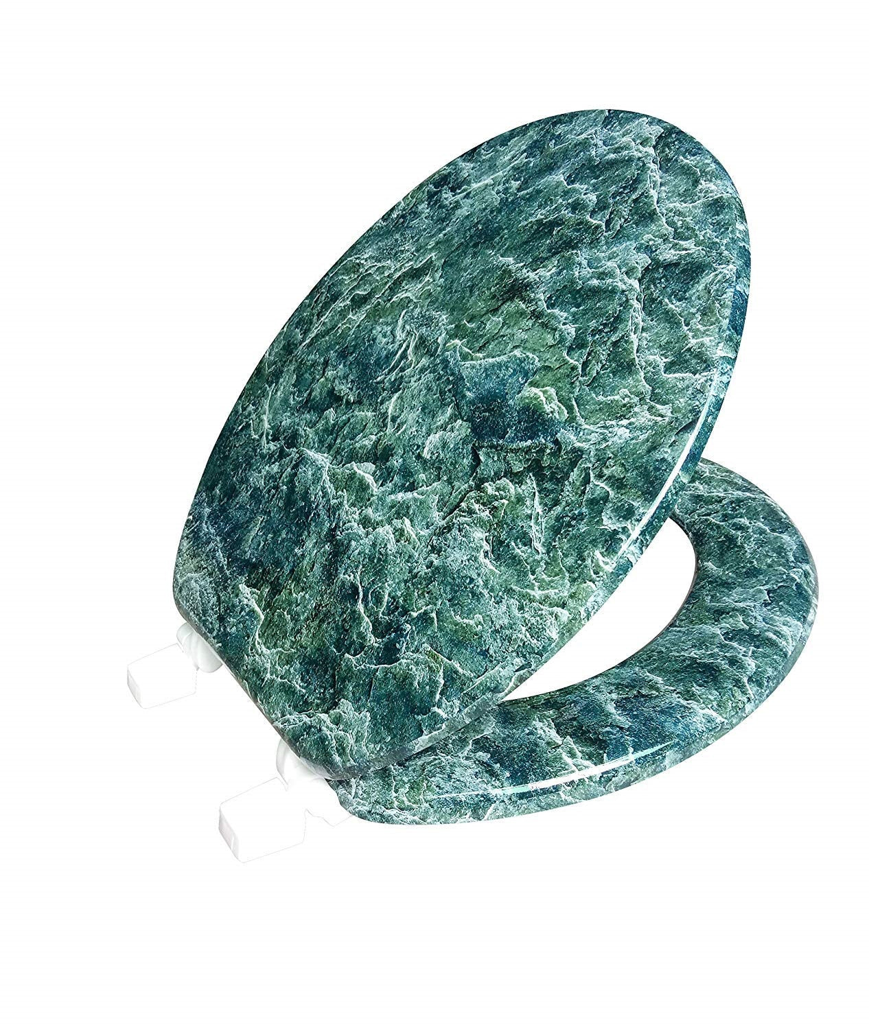 Assento sanitário redondo com dobradiça fácil de limpar e trocar da J&amp;V Textiles