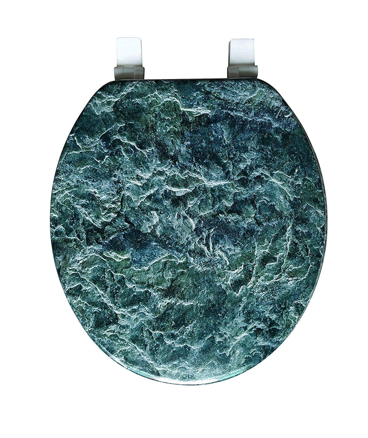 Assento sanitário redondo com dobradiça fácil de limpar e trocar da J&amp;V Textiles