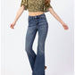 Judy Blue - Contrast Trouser Flare Jeans