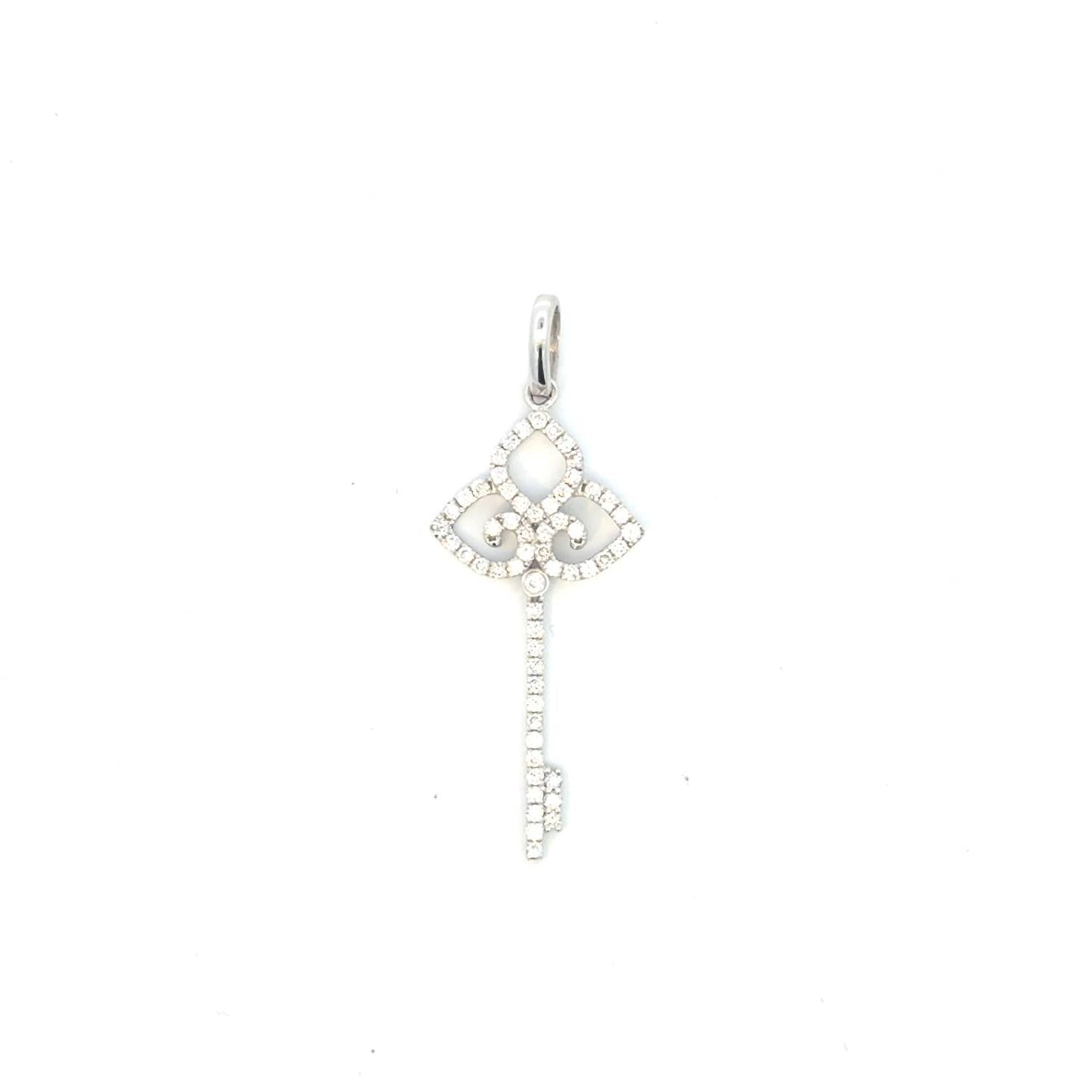 Aamiaa - 0.54 Carat Natural Diamond Key Pendant