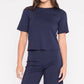 Ripley Rader - Ponte Knit Short Sleeve Top