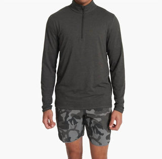 Vuori - Camiseta masculina Ease Performance com zíper 1/2