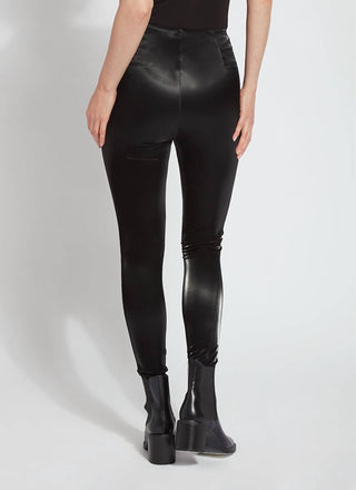 Lysse - Leggings femininas Matilda com acabamento em verniz