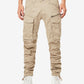 Calça cargo masculina G-Star Raw Rovic Zip 3D reta e afunilada, tamanho 36x32, marrom