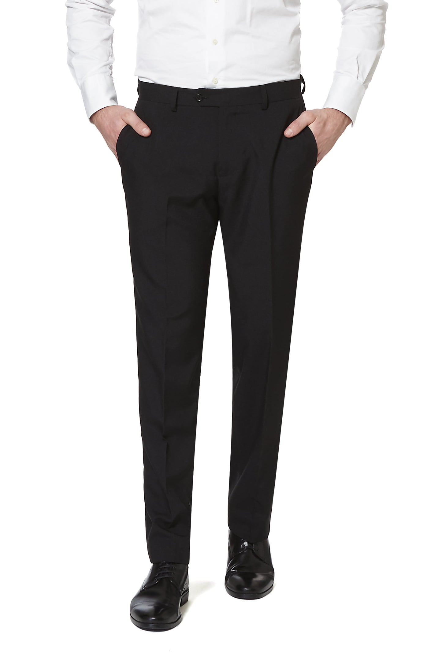 Terno OppoSuits Black Knight Trim Fit com gravata - Tamanho 42