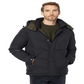 Jaqueta masculina impermeável com capuz Scotch &amp; Soda, preta, tamanho P