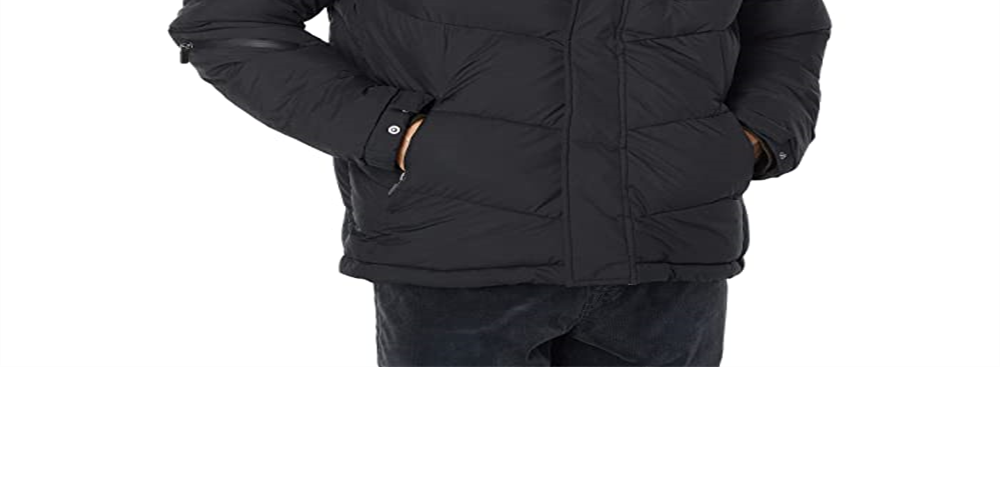 Jaqueta masculina impermeável com capuz Scotch &amp; Soda, preta, tamanho P