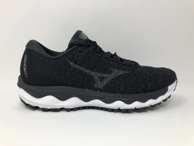 Tênis de corrida Mizuno Wave Sky Waveknit 3 feminino, preto, tamanho 6 B(M) EUA