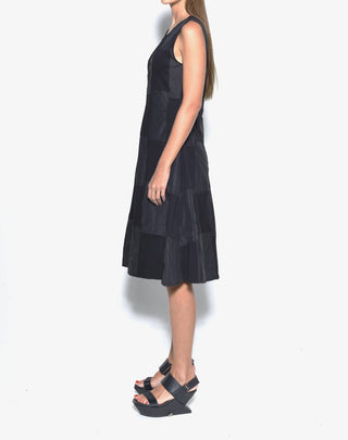 Simply Mila - Vestido xadrez sem mangas
