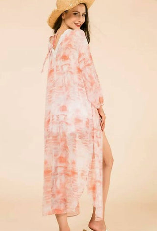 Jen &amp; Co. - Kimono longo estampado estilo Boho