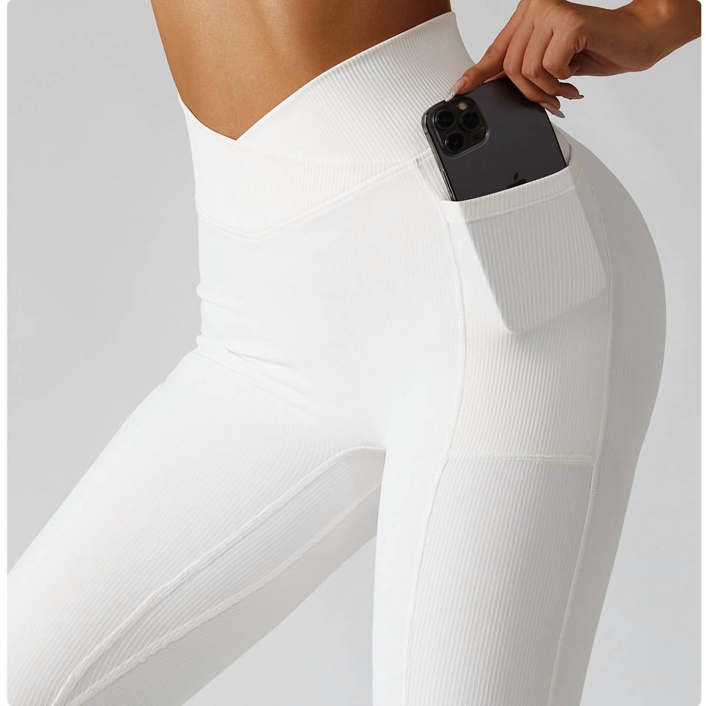 Rockstar Peach - Body Pocket Leggings