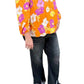 White Birch - Half Sleeve Floral Print Woven Top