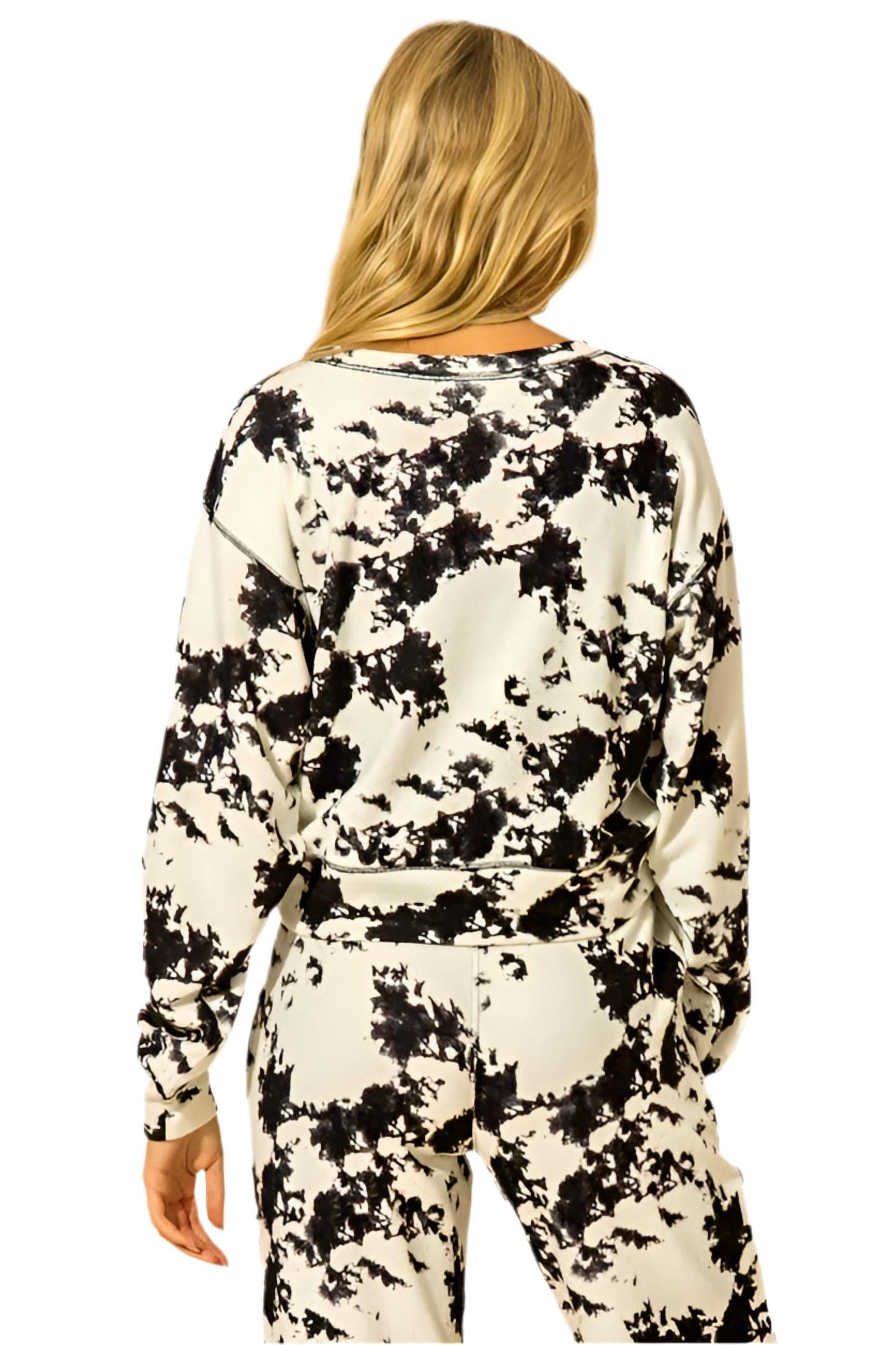 8586 - Tie Dye Crewneck Sweatshirt