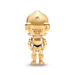 Pandora - Women's Star Wars C-3po Shine Charm
