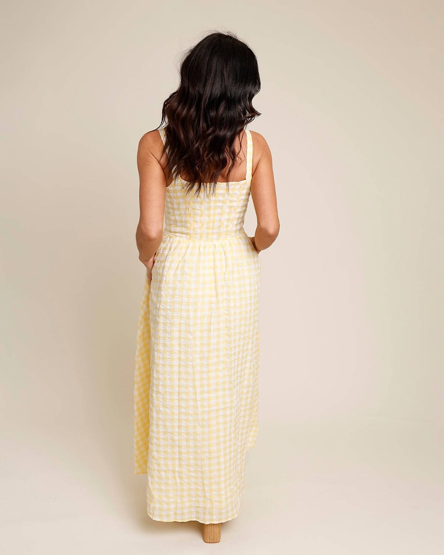 Line And Dot - Junie Corset Midi Dress