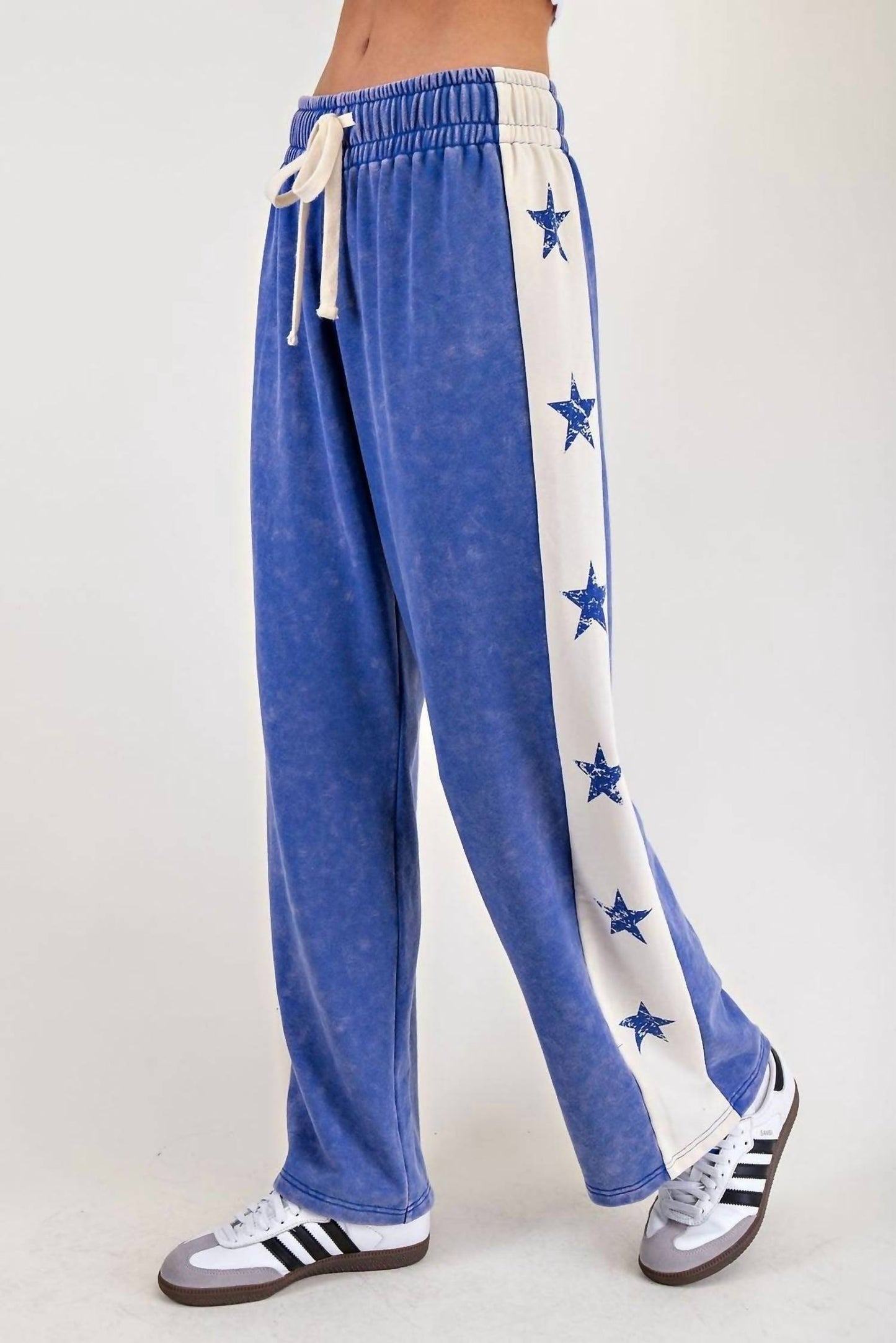 Ee:Some - Star Mineral Wash Sweatpants
