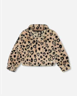 Deux Par Deux - Girl's Faux Fur Short Jacket