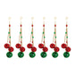 Sleigh Bell Drop Ornament (Set of 6)