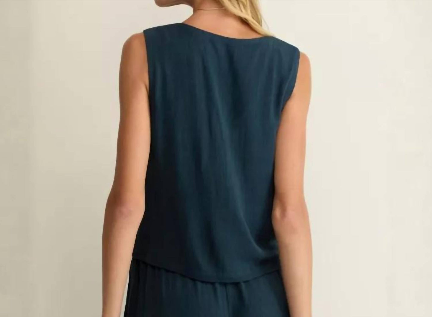 Z Supply - Charli Cropped Linen Tank
