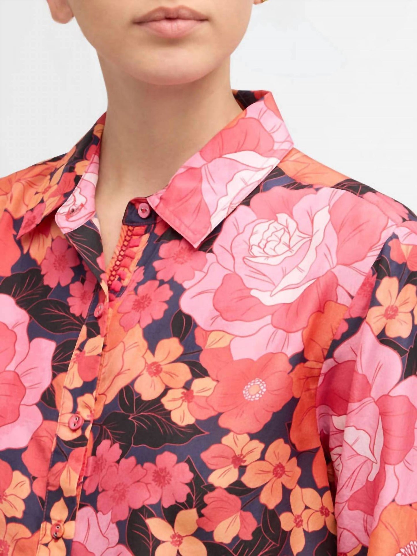 Johnny Was - Becca Silk Button Down Shirt