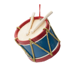 Toy Drum and Top Spinner Ornament (Set of 12)