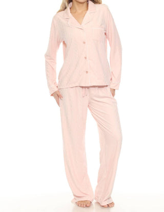 Pj Salvage - Pijama feminino Very Terry Cable Crew