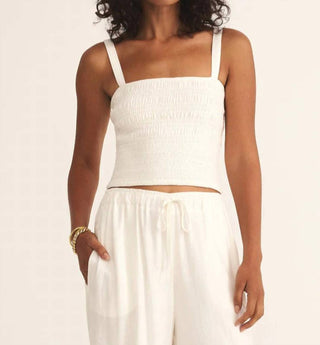 Z Supply - Blusa de linho Amelie feminina