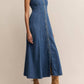 Z Supply - Angel Eyes Denim Midi Dress