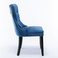Nikki Collection Modern Tufted Velvet Upholstered Dining Chair Set of 2