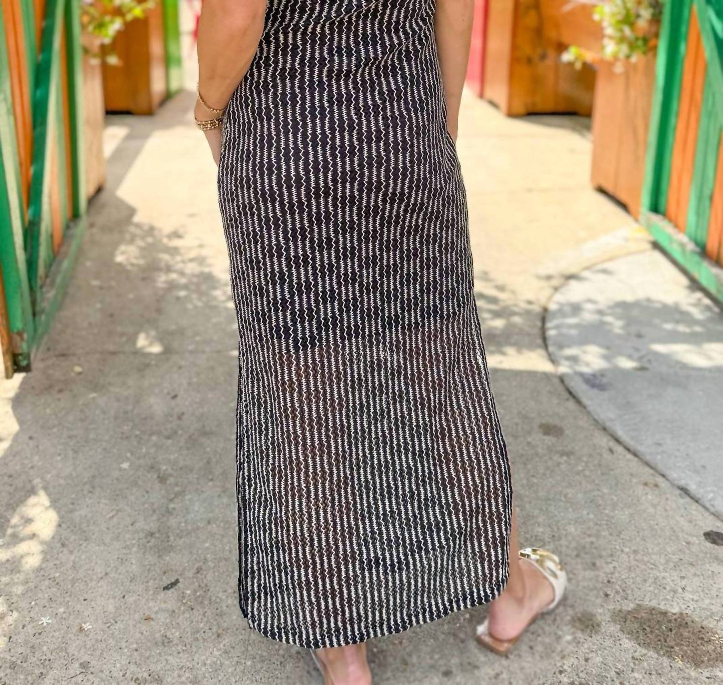 Steve Madden - Stripe Tatum Midi Dress