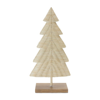 Woven Wicker Design Pine Tree (Set of 2)