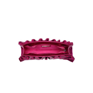 Urban Expressions - Bolsa transversal feminina Ariel plissada metálica