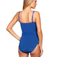 Kallure - Twist Front Underwire One Piece Swimsuit