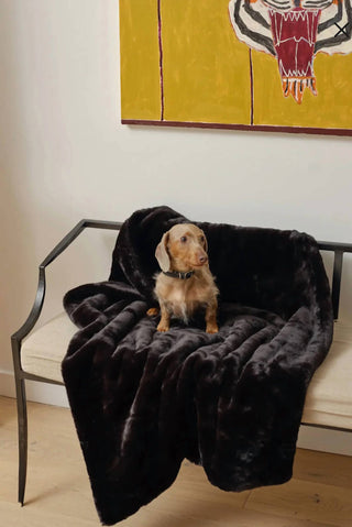 Apparis - Cobertor Brady em Noir