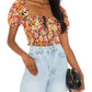 For Love & Lemons - Sylvie Puff Sleeves Top