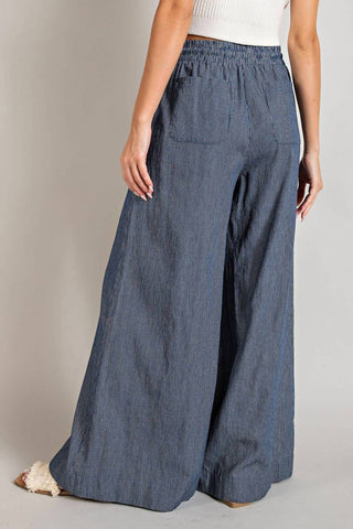 Ee:Some - Lawson Wide Leg Pants
