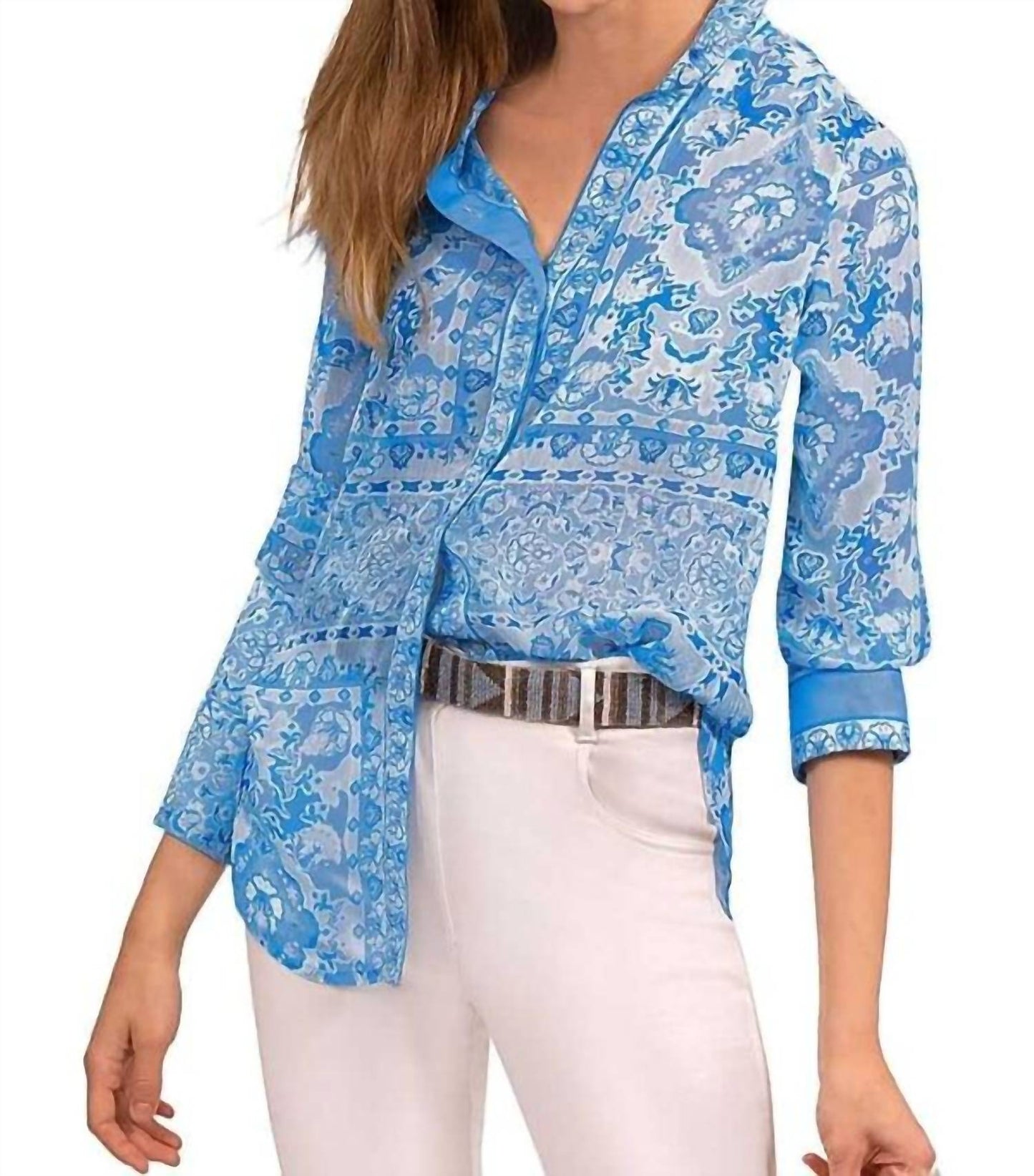 Gretchen Scott - BOYFRIEND WATTEAU SHIRT