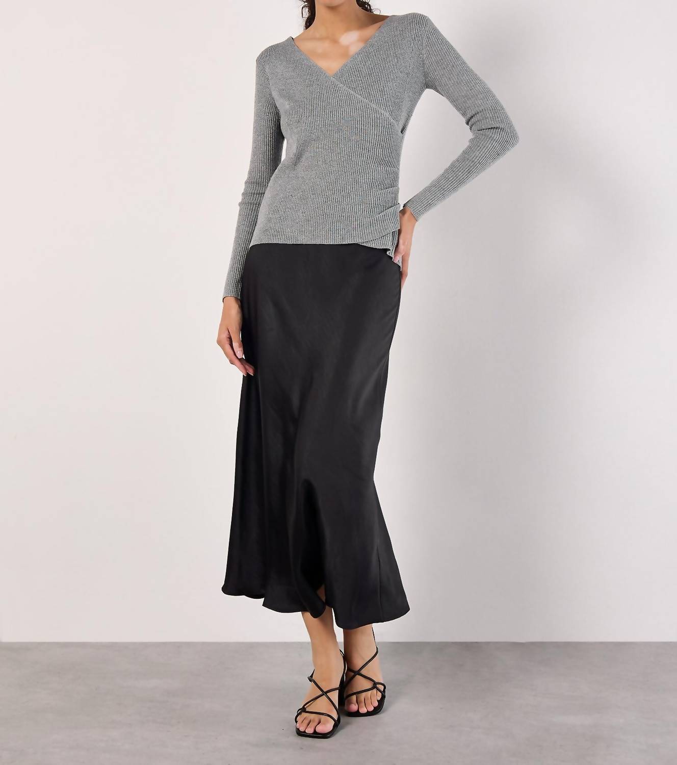 Apricot - Wrapped Up Sweater
