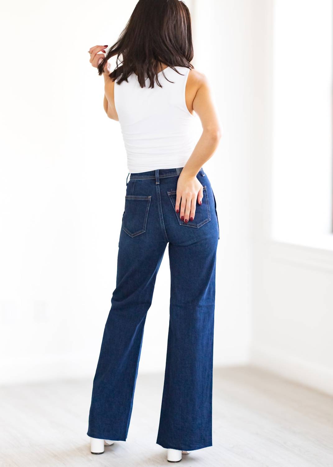 Pistola - Penny High Rise Wide Leg Jean