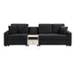 Modular Sofa Couch With Storage Armrest And Center Console