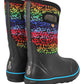 Bogs - Botas clássicas Rainbow 2 para meninas