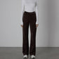 Enza Costa - SILK RIB L/S PANELED MOCKNECK