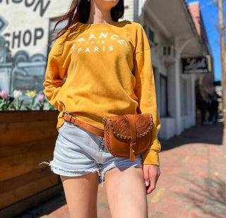 Anabaglish - Women's Cassie Convertible Leather Crossbody Bag